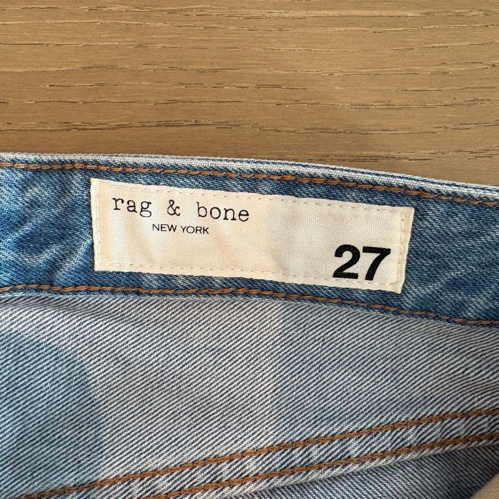 rag & bone Two-Tone Blue Jeans - Picture 3 of 3